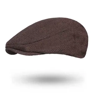 2023 Classic Four Seasons Newsboy Hats for Men Soft Flat Bret Cozy Beret Hat for Men