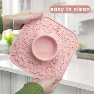 Custom Slow Feeder Silicone Dog Bowl <b>Mats</b> Anti Slip Suction Cup Anti Anxiety Pet Licking <b>Mat</b> - Product Image 6