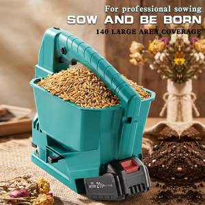 Spargisemi Senza Fili a Batteria 21V, Seminatrice Portatile con Tramoggia da 3,8L e Tracolla per Uso in Giardino - Product Image 3