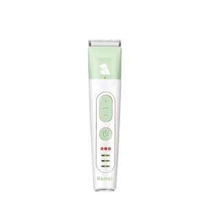 Kemei Pet <b>Hair</b> Trimmer 4 In 1 Cat Dog Electric <b>Clipper</b> Paw Claw Rechargeable USB Charging Ceramic Blade Grooming Tool - Product Image 1