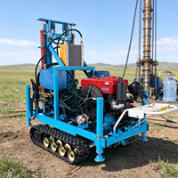 Foreuse hydraulique fiable montée sur remorque pour puits d'irrigation agricole