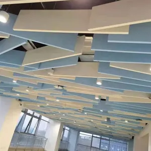 Sound Absorbing Acoustic Ceiling Free Hanging Ceilings Islands Clouds Suspended Panels