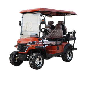 รถกอล์ฟไฟฟ้า 4 ที่นั่ง 72V 5000W ได้รับการรับรองมาตรฐาน CE พร้อมหน้าจอสัมผัสมัลติมีเดียโลหะขนาด 9 นิ้ว กล้องมองหลัง ภายในหรูหราเต็มรูปแบบ สำหรับการท่องเที่ยว - Product Image 5