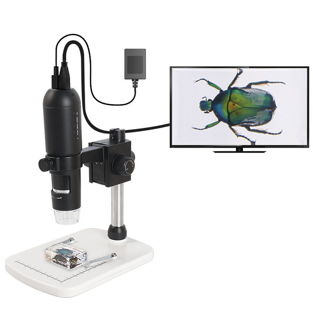 10X-220X Digital Microscope Zoom with 3.0MP CMOS 1080P HDMI USB Output (BM-DM77)