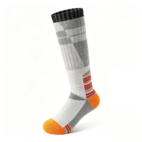 Chaussettes pour enfants en laine mérinos épaisse, doublées en tissu éponge, absorbant les chocs, chaudes pour l'hiver, en laine, pour commandes en gros