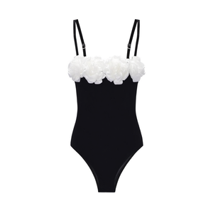 Costume da bagno intero con controllo pancia, modello conservativo, sexy monokini, taglie 38 40 42 44, fantasia A B C - Product Image 2