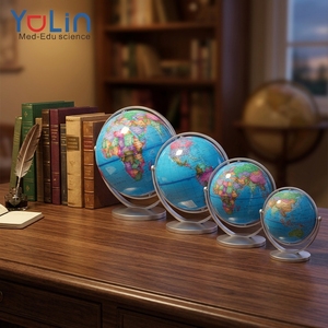 Globo de demostración de geografía modelo de tierra de 20cm con <span class=keywords><strong>latitud</strong></span> <span class=keywords><strong>y</strong></span> <span class=keywords><strong>longitud</strong></span> Globo del mundo vintage - Product Image 1