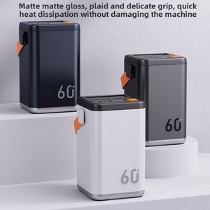 ชาร์จเร็ว 45W แบตสำรองลิเธียมไอออน 60000mAh ไฟฉาย ชาร์จไร้สาย C แหล่งจ่ายไฟความจุขนาดใหญ่ ปลอดภัย - Product Image 4