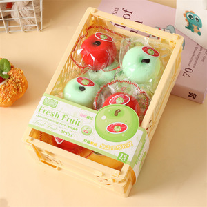 CHENXI Juguetes Antiestrés de Manzana, Juguetes Divertidos para la Oficina, Diferentes Formas de Frutas, Juguetes Sensoriales para Apretar, Unisex, Edades 8+ - Product Image 4