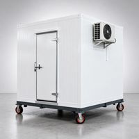 Contenedor Refrigerado Portátil, Unidad de Congelación, Compresor Solar para Carne, Pescado, Verduras y Frutas