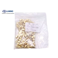 Conector de soldadura macho/hembra SMA de alto rendimiento para cable 141, conector coaxial RF (18 GHz)
