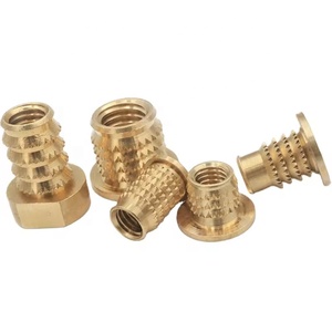 Thép carbon đinh tán hạt với kẽm mạ và tráng kết thúc Thùng <span class=keywords><strong>Nut</strong></span> loại M3 M4 M5 M6 M8 Brass có khía chèn nhiệt chủ đề hạt - Product Image 2