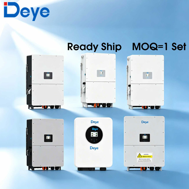 Authorized Distribution Ready Stock Deye Hybrid Inverter Single Three 3 Phase Deye Solar Hybrid Inverter
