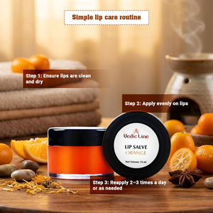 Orange <b>Lip</b> Salve Moisturizing <b>Lip</b> Balm with Vitamin C Hydrating Repair for Dry Cracked <b>Lip</b> Soft Smooth Healthy <b>Lip</b> at Best Price - Product Image 3