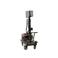 Système de mât électrique automatique monté sur véhicule de 18 mètres avec entraînement par vis pour support d'antenne radio et caméra de sécurité extérieure