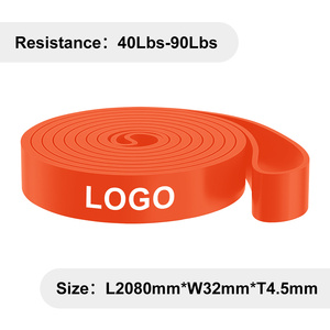 Custom Logo Resistance Bands <b>Set</b> 5 Colors Portable Fitness Training Exercise Bands with Handles Carry Bag - Product Image 6
