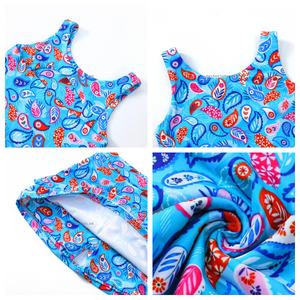 Completo Sportivo Casual Kerui a 2 Pezzi con Gonna per Bambine, Abbigliamento da Yoga con Motivo Floreale, Outfit da Palestra per Bambini - Product Image 5