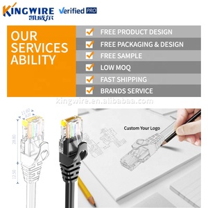 Câble Kingwire CAT6 26AWG UTP torsadé <span class=keywords><strong>RJ45</strong></span> Câble <span class=keywords><strong>de</strong></span> raccordement Cat6 - 20CM/30CM/<span class=keywords><strong>50CM</strong></span> 1000Mbps 250MHz - Product Image 1