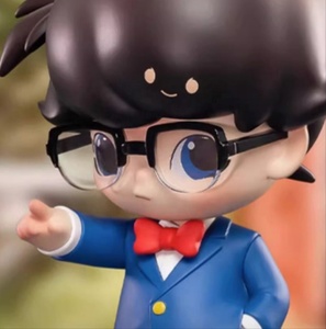 Para POP MART DIMOO Famoso <span class=keywords><strong>Detective</strong></span> Conan's Joint Series Popular Muñeca de PVC Adornos de moda-Edogawa Conan - Product Image 2