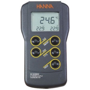 เครื่องวัดอุณหภูมิแบบดิจิตอลชนิดมีสาย Hanna Instruments HI935002 สำหรับห้องปฏิบัติการ - Product Image 1