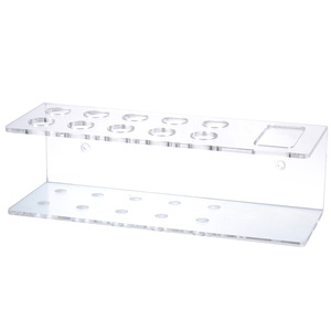 10 Khe Cắm Acrylic Treo Tường Khô Tẩy Đánh Dấu Bút Giá Trong Suốt Bút Chì Lưu Trữ Cup Bảng Trắng Nguồn Cung Cấp Hiển Thị Đứng - Product Image 2