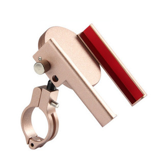 All Aluminum Alloy <b>Handlebar</b> Phone Holder 25.4 Mm Compact Impact Resistant For Mountain Bike <b>Bicycle</b> Motorcycle - Product Image 1