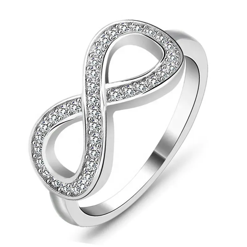 Hot Ringen Voor Vrouwen Vrouwelijke Bijouterie Crown CZ Crystal Gift Wedding Engagement Punk Rose Goud Kleur
