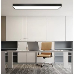 Modern Industrial <b>LED</b> Square Acrylic Pendant Lamp Hanging Chandelier Black <b>Surface</b> <b>Mounted</b> Bedroom Remote Control IP40 - Product Image 4