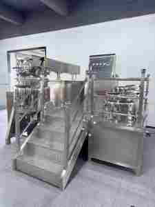 Mélangeur à homogénéisation sous vide pour crème pour le visage, lotion pour les mains, émulsion, cosmétiques, fond de teint, sérum, 100L, 200L - Product Image 2