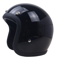 Casque de moto rétro vintage personnalisé, demi-ouvert, en coque ABS et fibre de verre, pour hommes et femmes