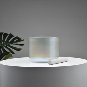 Cuenco de Cuarzo Transparente de Color Cósmico, Cuenco de Cristal para Cantar, Cuencos de Cristal Alquímicos, Sanación Espiritual - Product Image 5