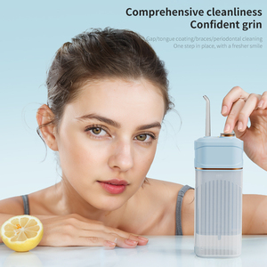 2026 El más vendido <span class=keywords><strong>Irrigador</strong></span> bucal eléctrico portátil mini de plástico recargable USB/a batería IPX7 resistente al agua para el hogar y RV - Product Image 6