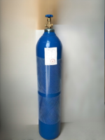 Cilindro de Oxígeno Industrial de Alta Presión de 40L y 150 Bar, Tanque de Oxígeno Vacío de Acero sin Costuras, Botella de Oxígeno para Soldadura Industrial