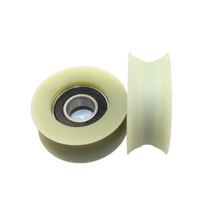 จำหน่ายโดยตรงจากโรงงาน รอกแบบเว้ารูปตัวยู R8RS  ทำจากพลาสติกเคลือบยาง พร้อมลูกปืนขนาด 12.7*44.8*17.3 มม. - Product Image 5