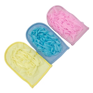 150 D viscose <span class=keywords><strong>kessa</strong></span> <span class=keywords><strong>gant</strong></span> de bain avec fleur de bain - Product Image 1