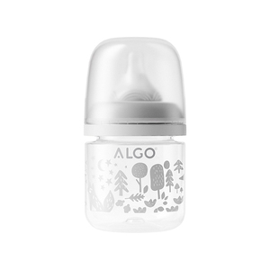 Biberón ALGO de 120 ml con Diseño de Dibujos Animados, Anti-Cólicos, para Recién Nacidos, Libre de BPA, de Grado Alimenticio, PP, Cuello Ancho, para Bebés de <span class=keywords><strong>0</strong></span> a 12 <span class=keywords><strong>Meses</strong></span> - Product Image 1