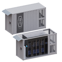 Centre de données tendance pour station de base télécom 5G, conteneurisé mobile de 20 et 40 pieds avec distribution d'alimentation 32A