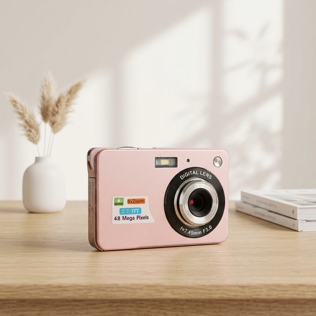 4K Digital Camera for Photography and Digital Zoom Camera 48MP Compact Vlogging Camera  8x Digltal Zoom Digital Camera
