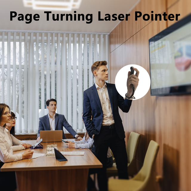 Wireless PowerPoint Clicker Presentation Remote with Laser Pointer for Meeting Training Bulk Supply