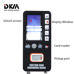 Máquina Expendedora de Monedas de Recuerdo Personalizadas con Grabado Láser Inteligente, Comercial, Autoservicio, Automática y Personalizada DKM - Product Image 3