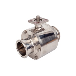 Venta Popular 2 pulgadas <span class=keywords><strong>Manual</strong></span> sanitario Acero inoxidable AISI 304 válvula de bola con abrazadera de vía directa recta con alta calidad buen precio - Product Image 5