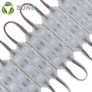 CE ROHS UL ws2811 3 leds 풀 컬러 Led 모듈 12v 0.72W 170 학위 IP68 디지털 RGB led 모듈 APP 컨트롤러