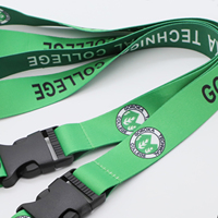 Correas de Cuello Personalizadas con Hebilla de Seguridad Desmontable, Impresas por Ambos Lados, de Poliéster, para Estudiantes Universitarios, Profesores