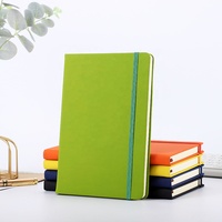 Carnet de notes A5 en PU promotionnel AI-MICH avec logo personnalisé, sangle personnalisée, carnet en cuir sublimé
