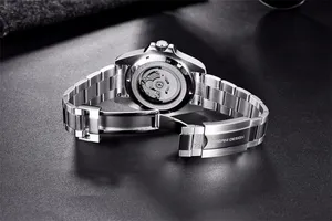PAGANI DESIGN originale 40MM <span class=keywords><strong>orologi</strong></span> meccanici <span class=keywords><strong>automatici</strong></span> da <span class=keywords><strong>uomo</strong></span> NH35 di lusso in <span class=keywords><strong>acciaio</strong></span> inox impermeabile orologio da <span class=keywords><strong>uomo</strong></span> Reloj PD1651 - Product Image 6
