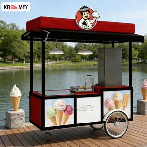 Vente flash Congélateur de présentation de gelato pas cher Chariot italien Vente au détail d'aliments Hôtels Boulangeries Crèmeries - Product Image 1