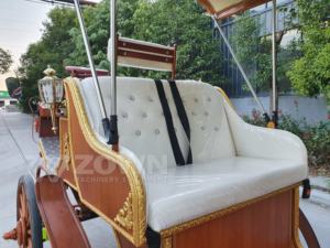 Factory Outlet Royal Horse Carriage Fabricante Wedding Vehicle Wagon Sightseeing Electric Horseless Carriage en venta - Product Image 6
