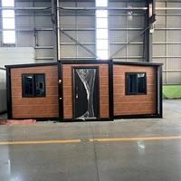 Maison conteneur moderne de 40 pieds, extensible, de luxe, préfabriquée, type capsule, pour habitation et resort
