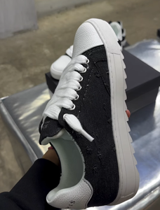 Calzado <span class=keywords><strong>de</strong></span> Lona y Cuero Negro <span class=keywords><strong>para</strong></span> <span class=keywords><strong>Hombre</strong></span> y Mujer, <span class=keywords><strong>de</strong></span> Alta Calidad y Comodidad, <span class=keywords><strong>Zapatos</strong></span> <span class=keywords><strong>de</strong></span> Acrílico y Carbono Numeris Altelier <span class=keywords><strong>para</strong></span> Parejas - Product Image 3