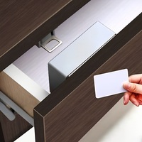 Serrure de casier RFID invisible antivol pour dortoirs étudiants, campus, étagères de rangement sportives, crochets et armoires à cartes d'identité